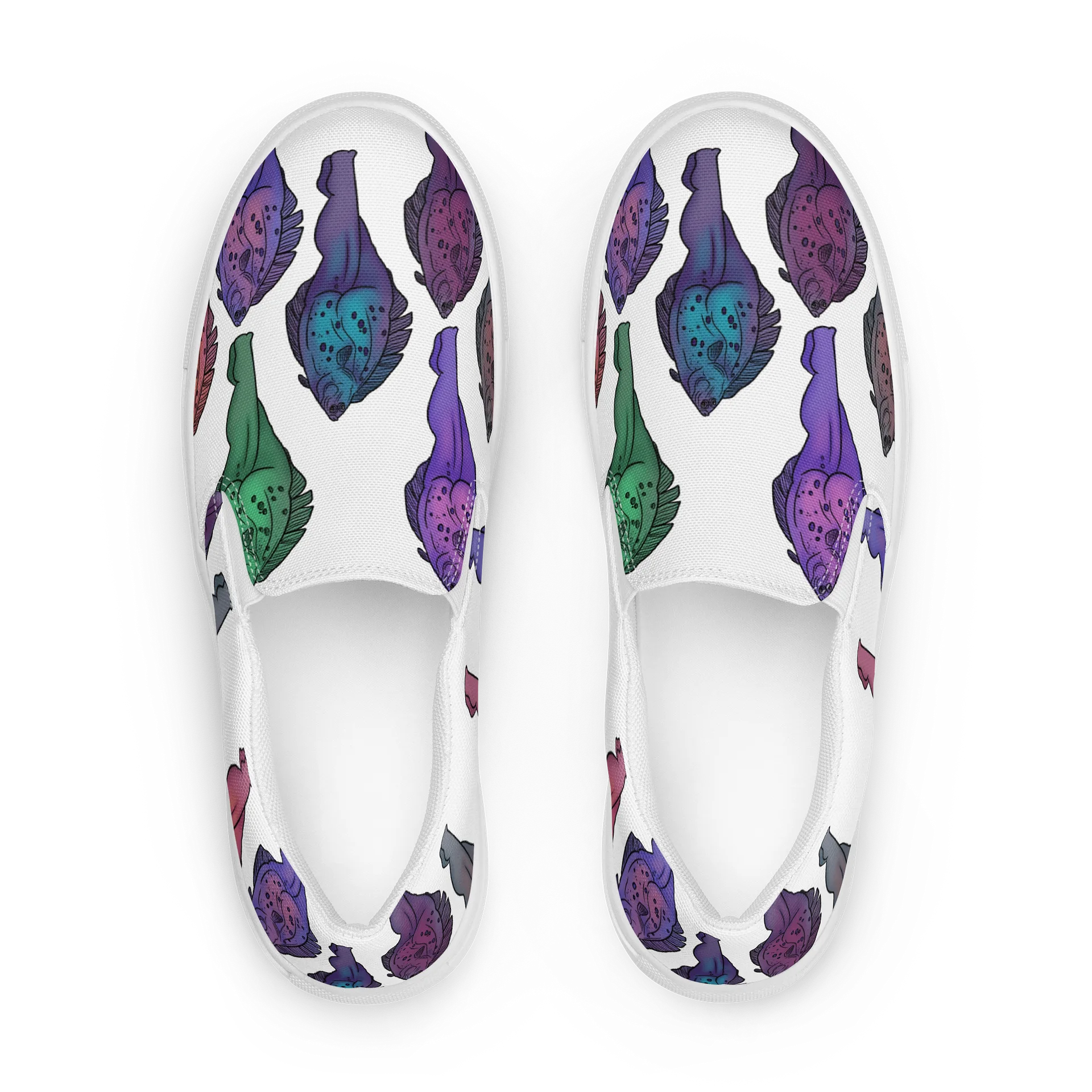 Colorful hali-butt Pattern Slip-On Canvas Shoes product image (6)