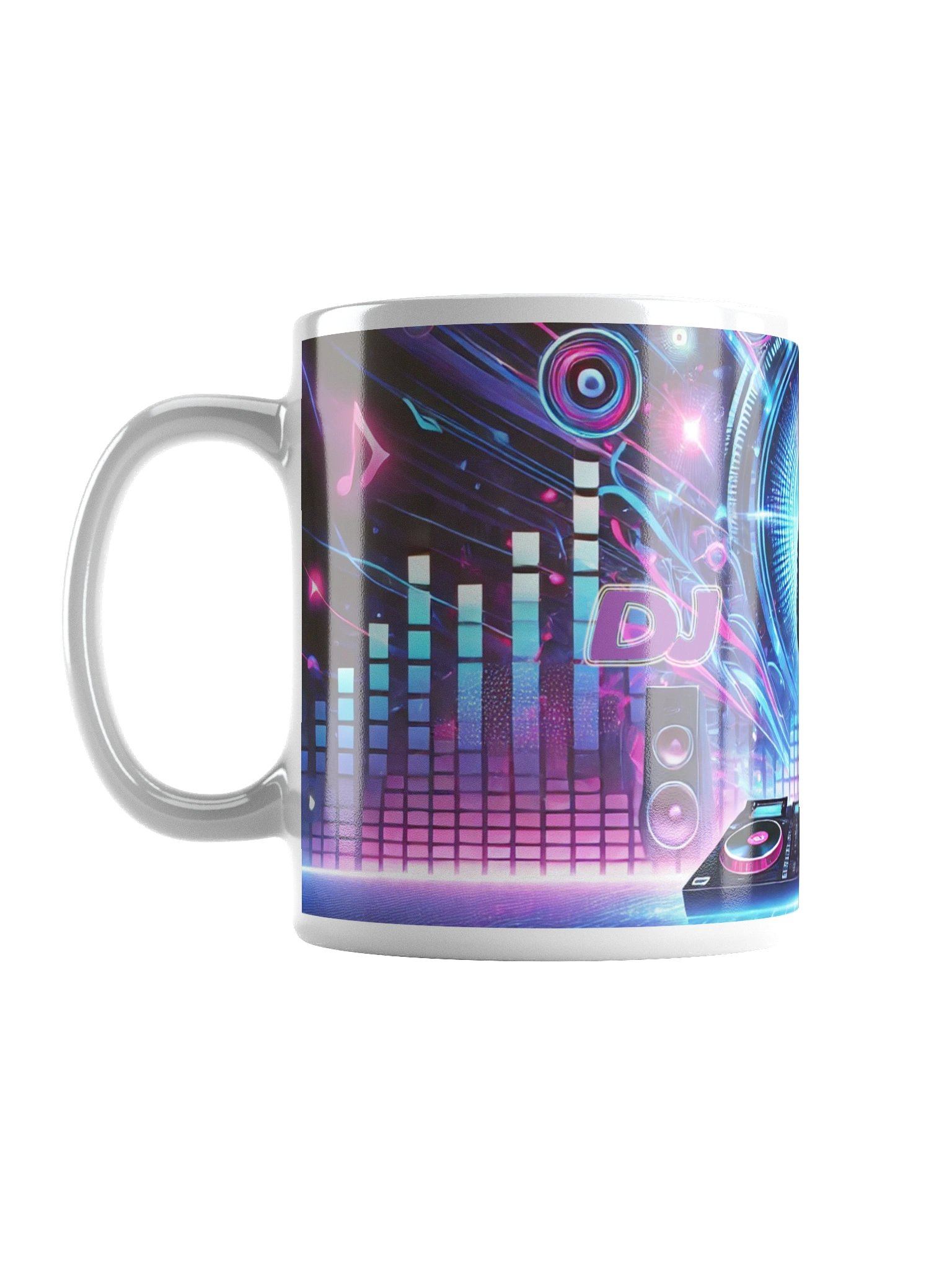 Neon Glossy Mug (DJ DimVol) product image (1)