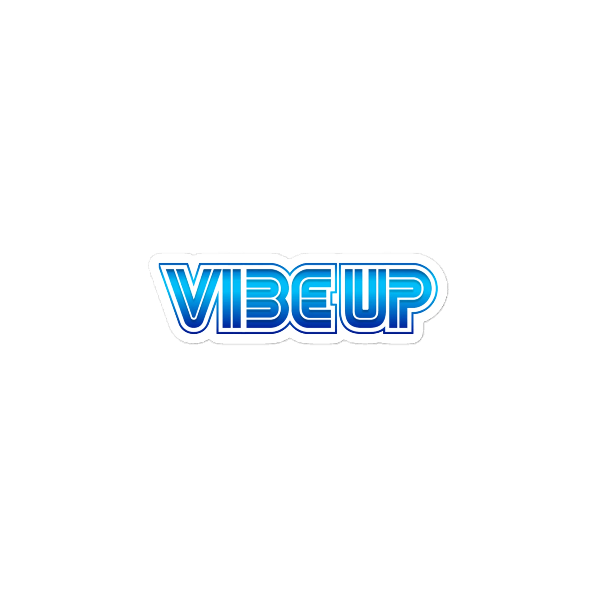 VIBE UP die-cut sticker product image (1)