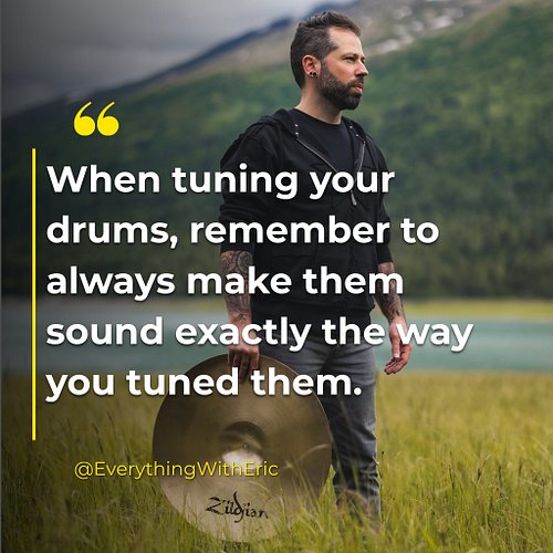 It took me so long to figure this out. It doesn't have to for you
.
#drums #everythingwitheric #ericlovley #drummer #musician
