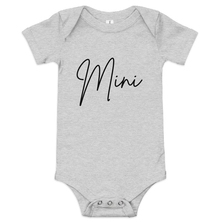 Mamma and mini matching unisex onesie product image (2)