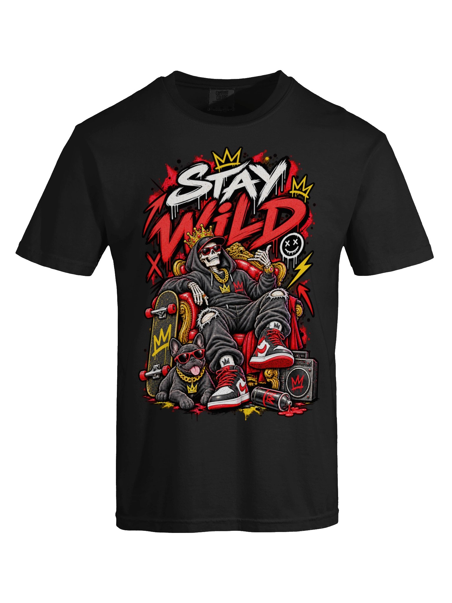 Stay Wild T-Shirt | Retro Nature Graphic Tee | Outdoor Adventure Shirt | Unisex Hiking Camping Gift product image (5)