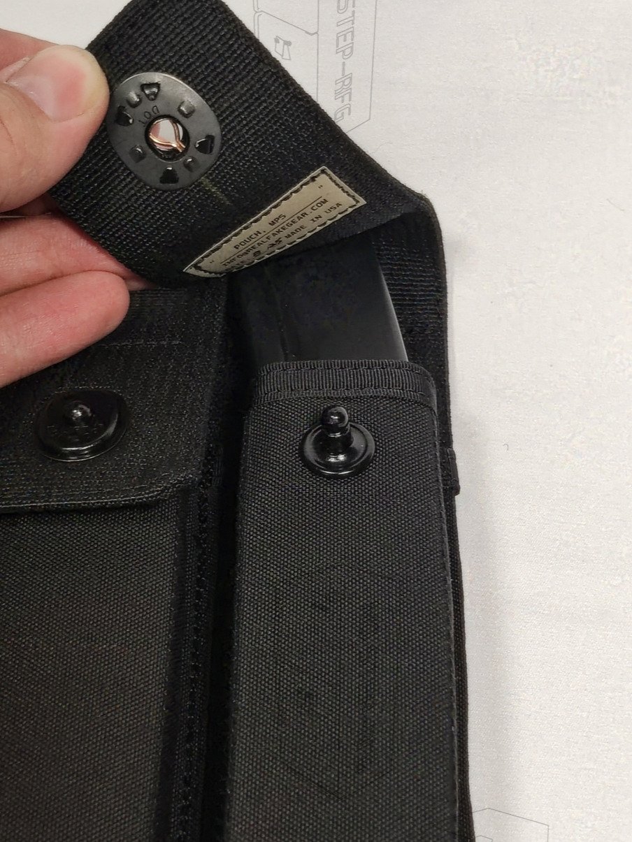 *Made to order* Double MP5 Pouch, Black product image (10)