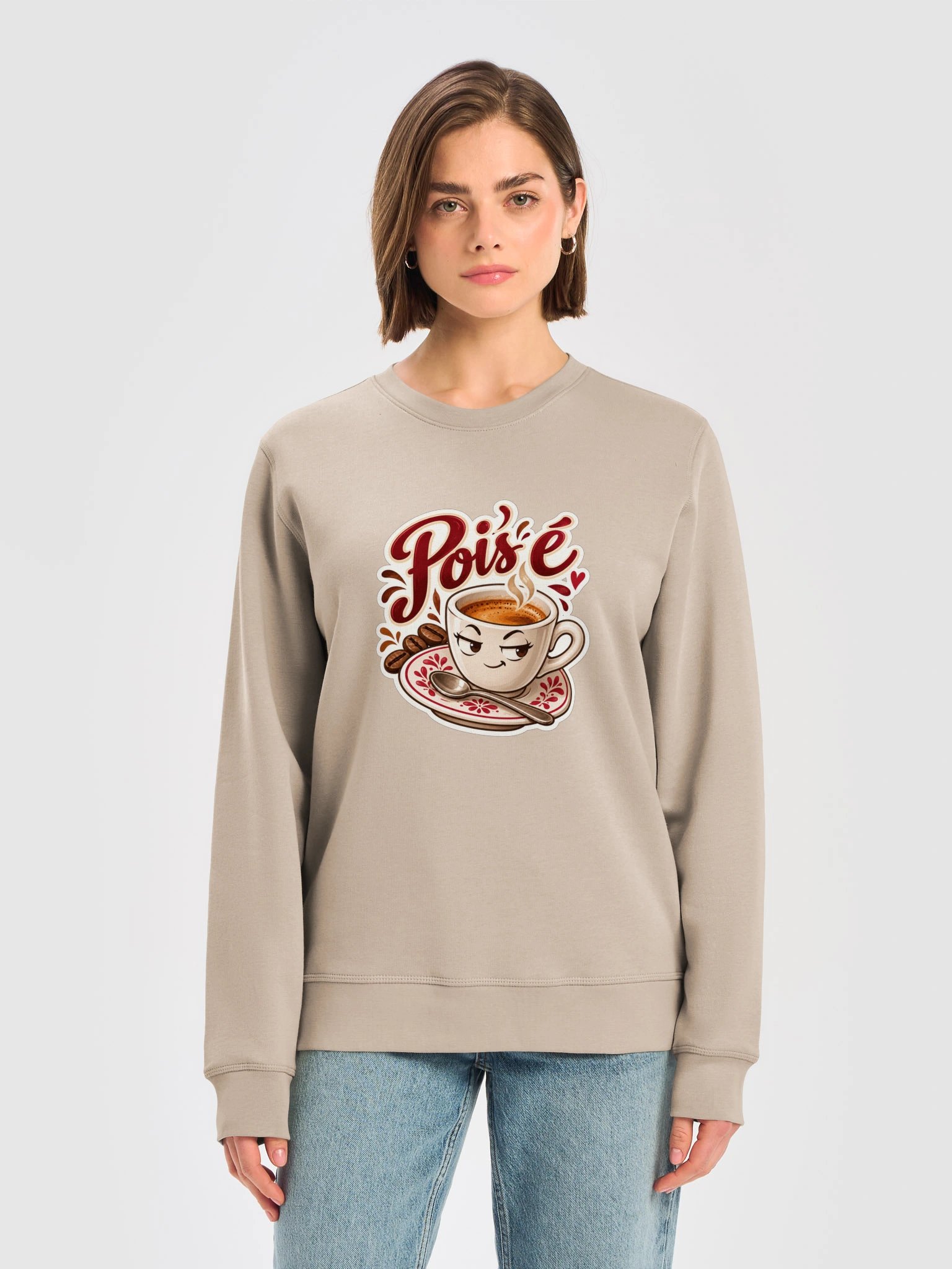 Pois É – Portuguese Saying Coffee Sweatshirt product image (5)