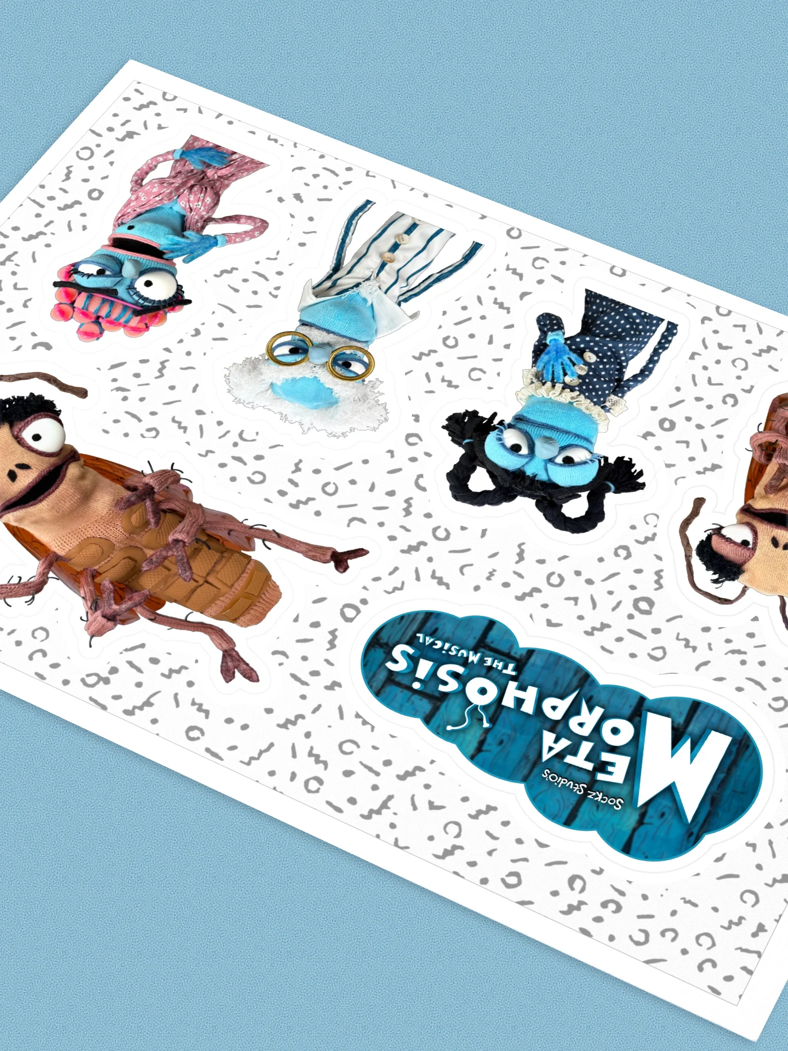 🎶 Metamorphosis the Musical - Sticker Sheet product image (3)