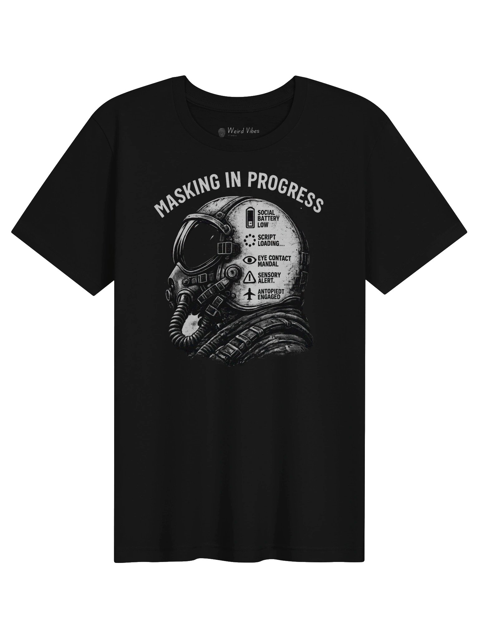 Masking in Progress- Dark Color Tee product image (1)