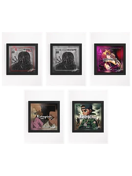 *Signed* All Mixtapes - Framed Artwork BUNDLE