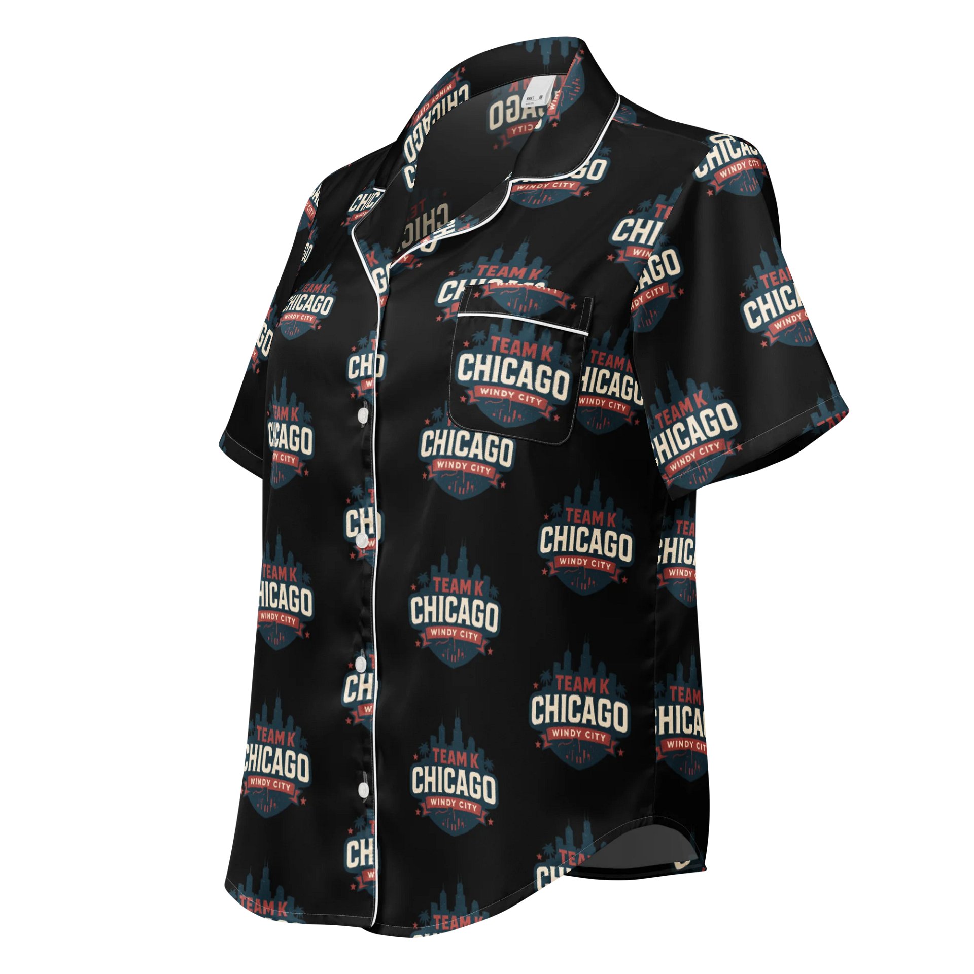Team K Chicago Women's Short Sleeve Pajama Top product image (1)