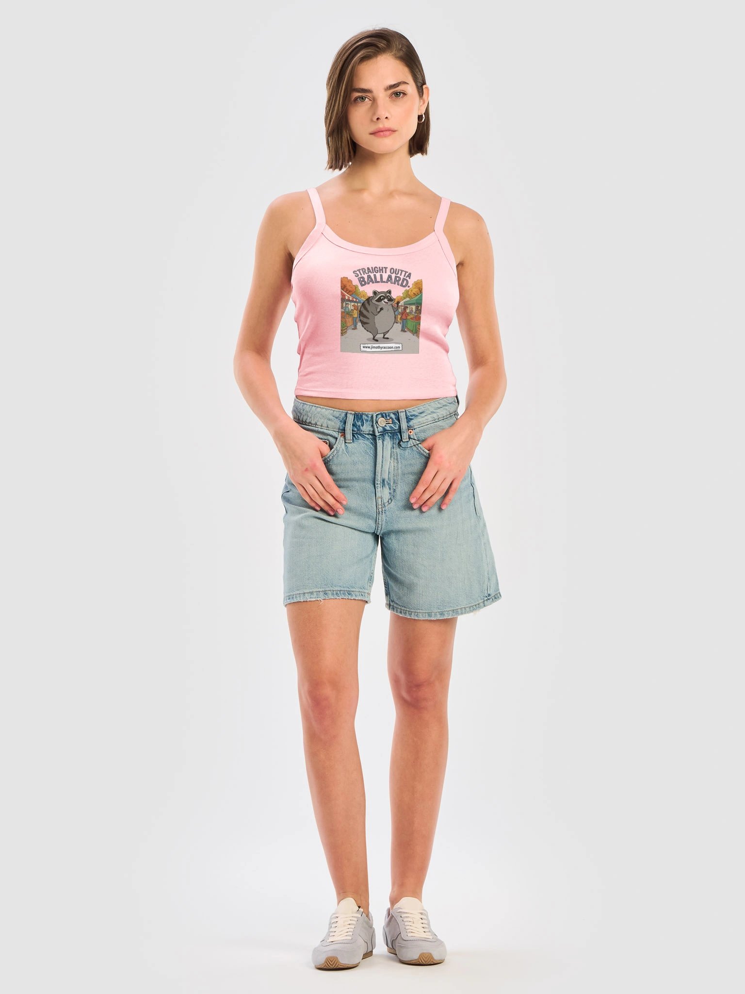Jimothy the Raccoon Bella+Canvas Women's Micro-Rib Tank Top product image (6)