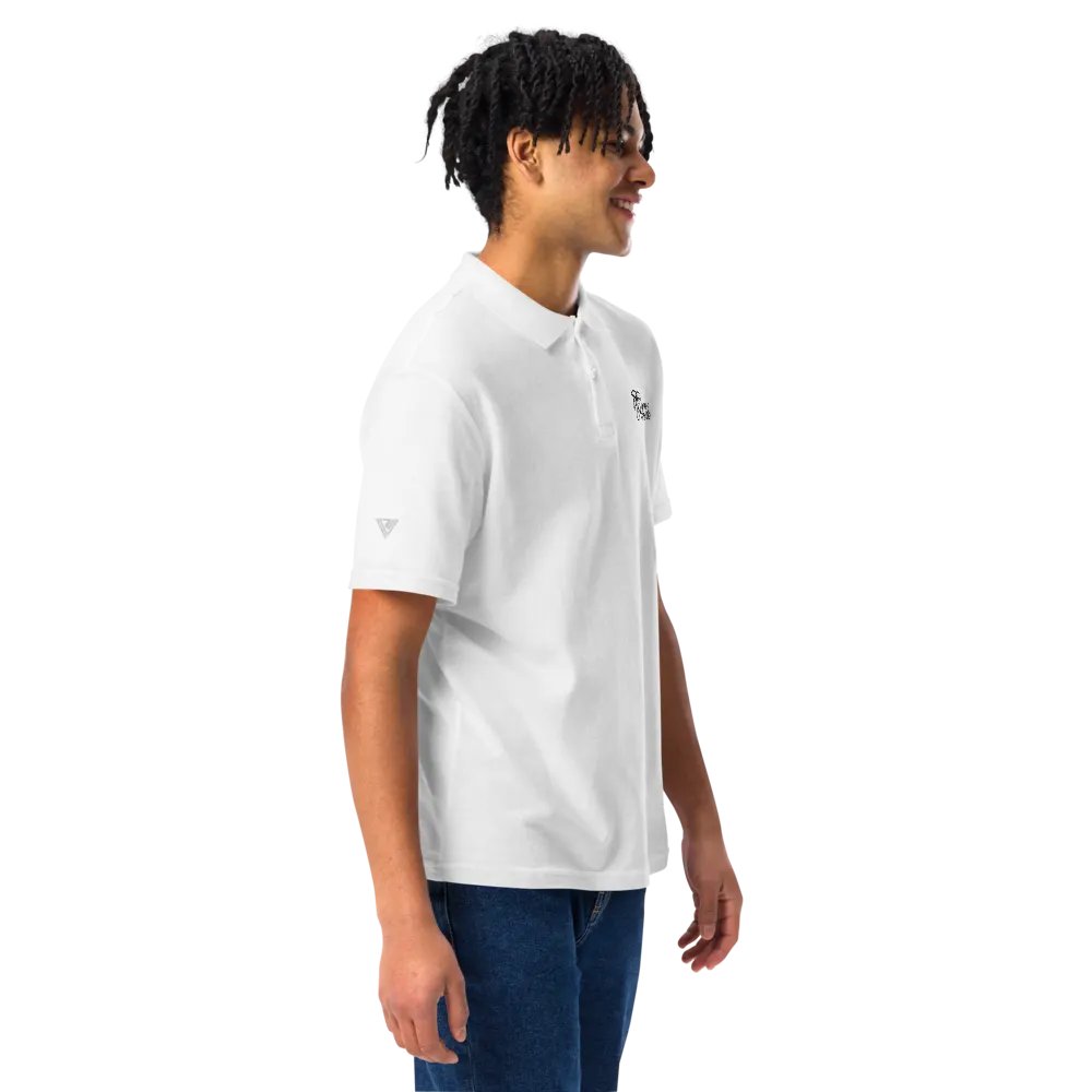California Dreams Palm Tree Men Polo T-Shirt - White product image (2)