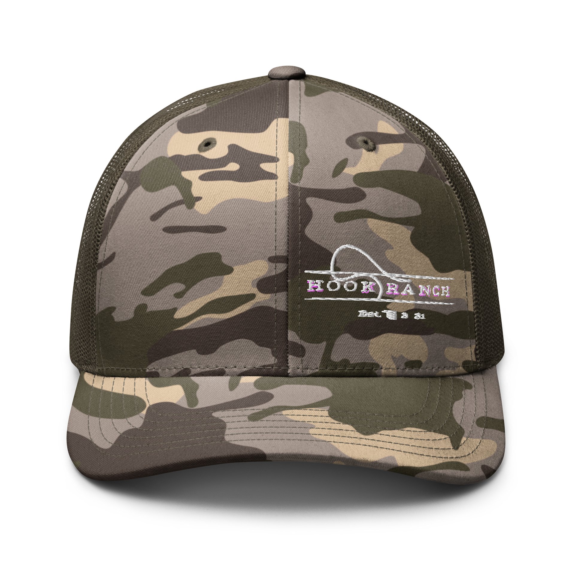 Hook Camo Trucker Hat product image (1)