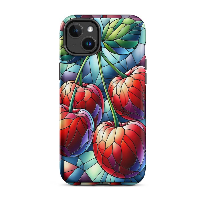 Stained Glass Cherries MagSafe® iPhone Case product image (18)