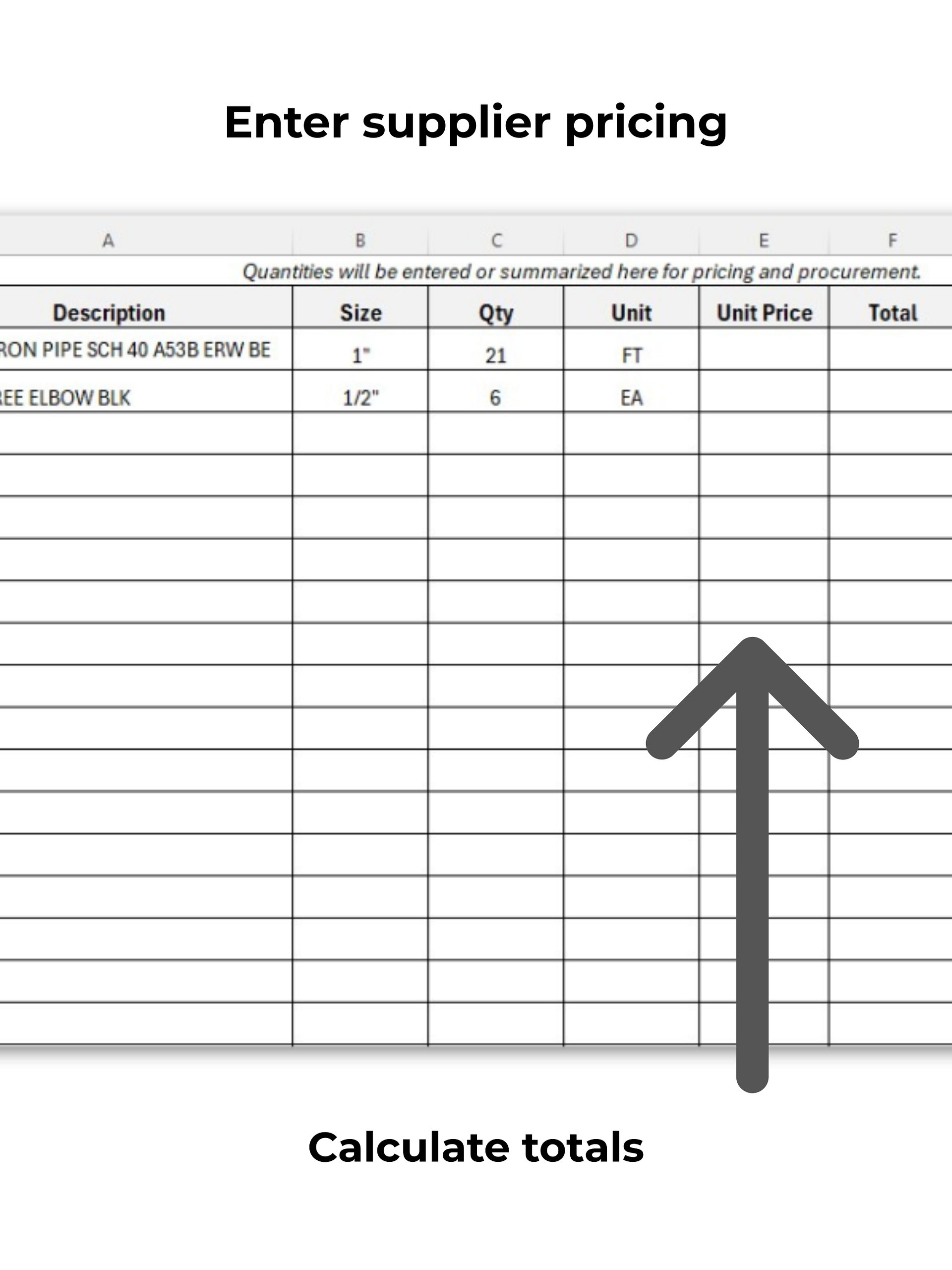 Construction Takeoff Template (Free Excel Tool) product image (3)