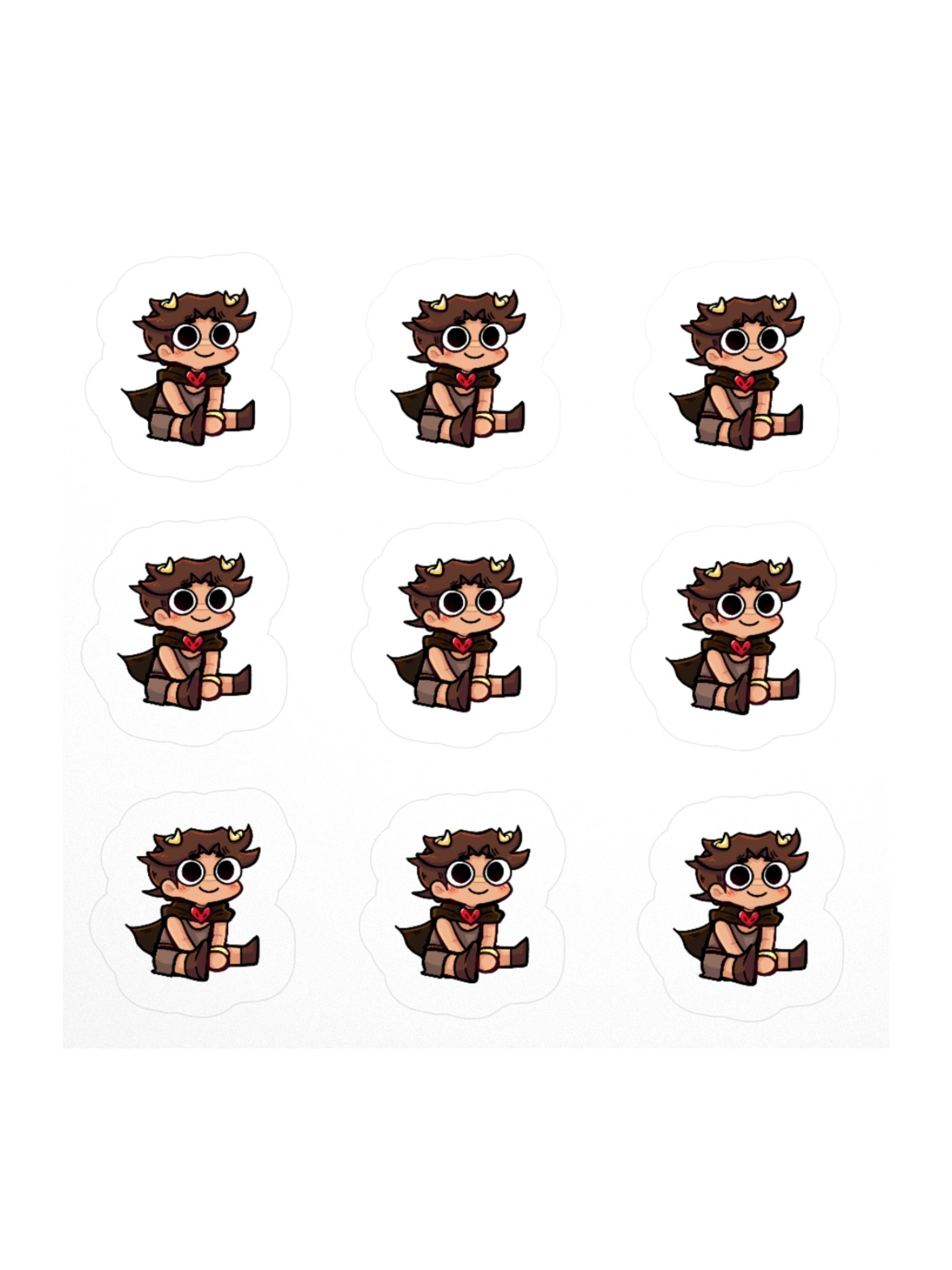 Nukeri Emote Sticker Set - 9x Sit product image (1)