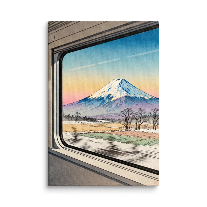 Mount Fuji From the Train - Canvas Print product image (1)
