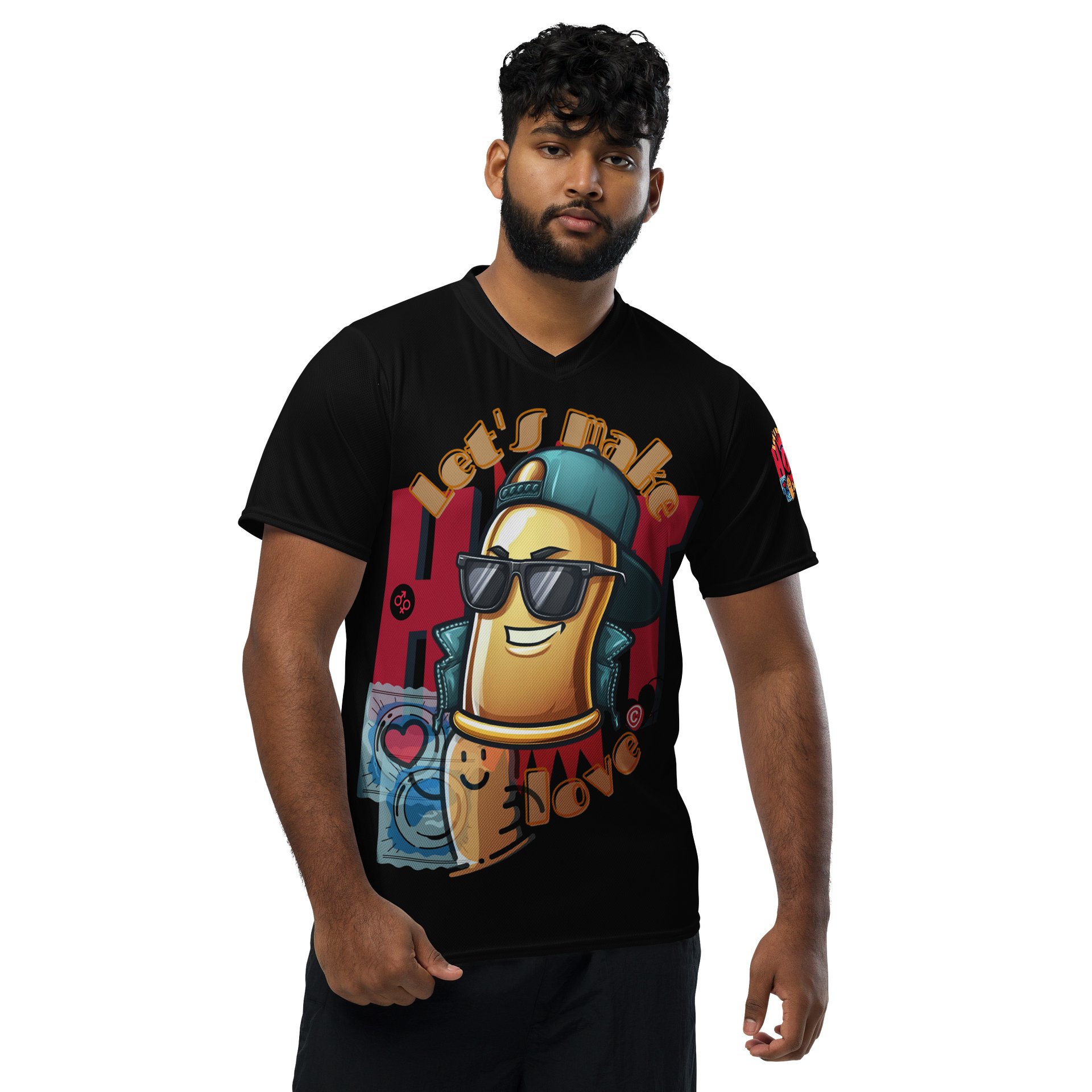 LIMITED EDITION - CNX Core All-over print Unisex Tee — Let's Make Love 001 product image (3)