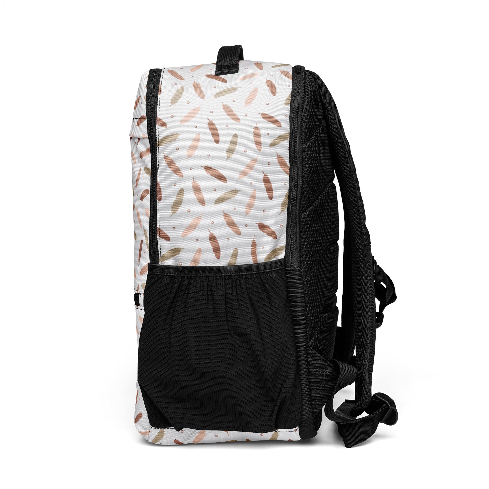 Mocha Mousse Feathers Utility Backpack product image (4)