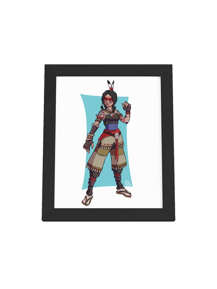 Spirit Brawler - Framed Matte Poster product image (2)