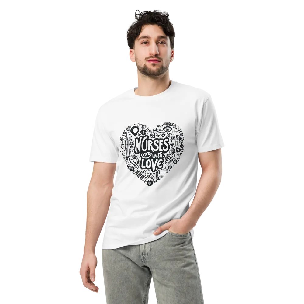 nurses care with love t-shirt product image (3)