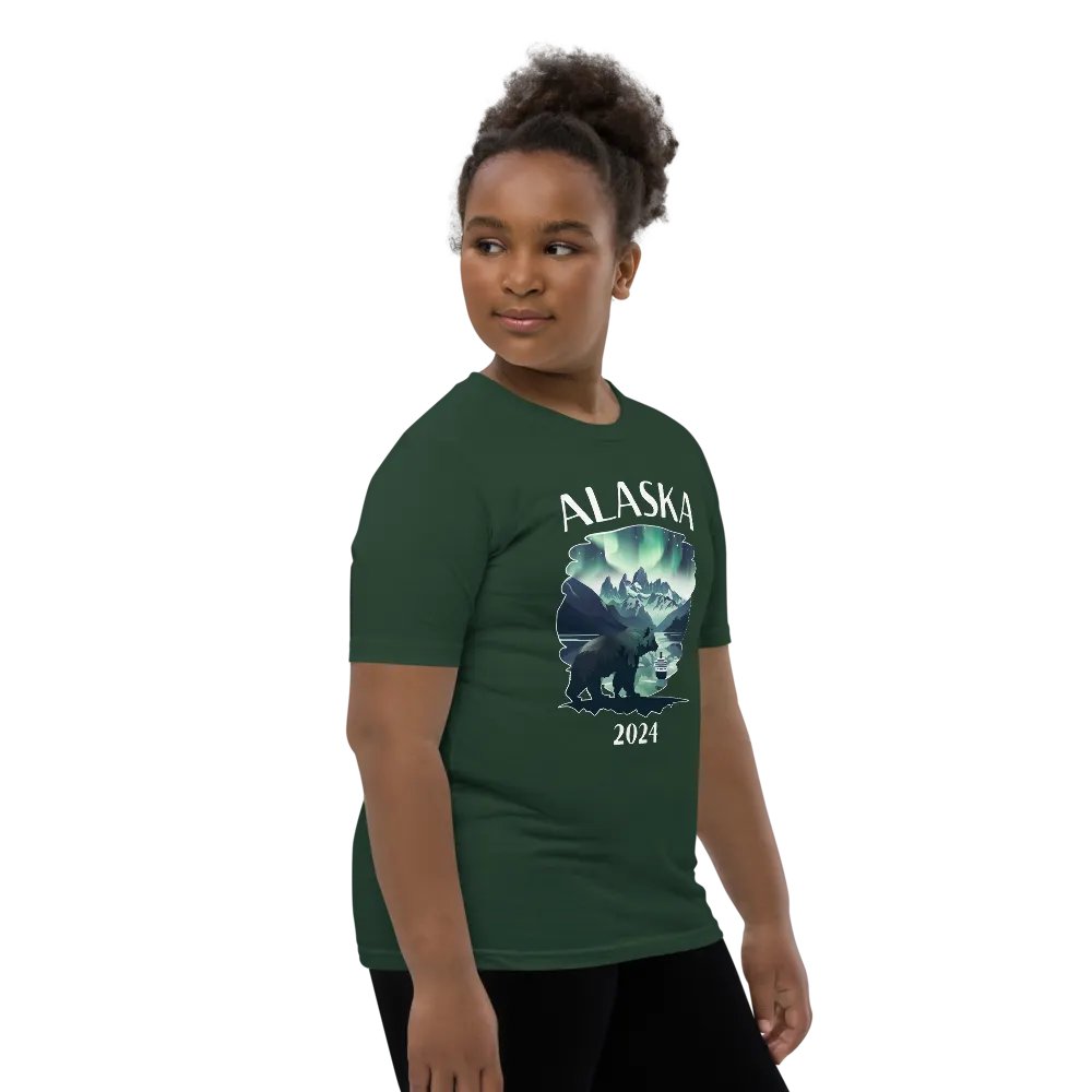 Alaska Wildlife 2024 Teens Dark T-Shirt product image (12)