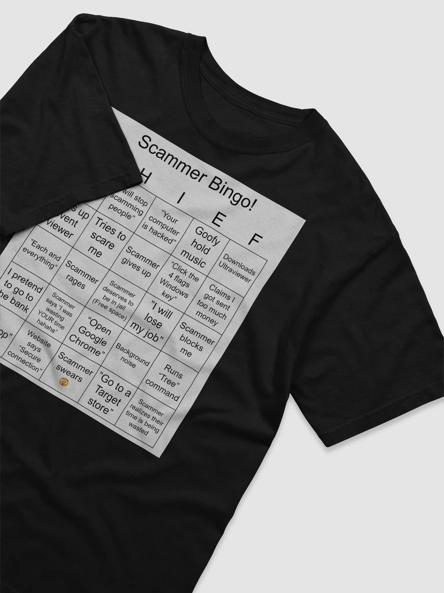 Scammer Bingo! -Premium Heavyweight Tee product image (3)