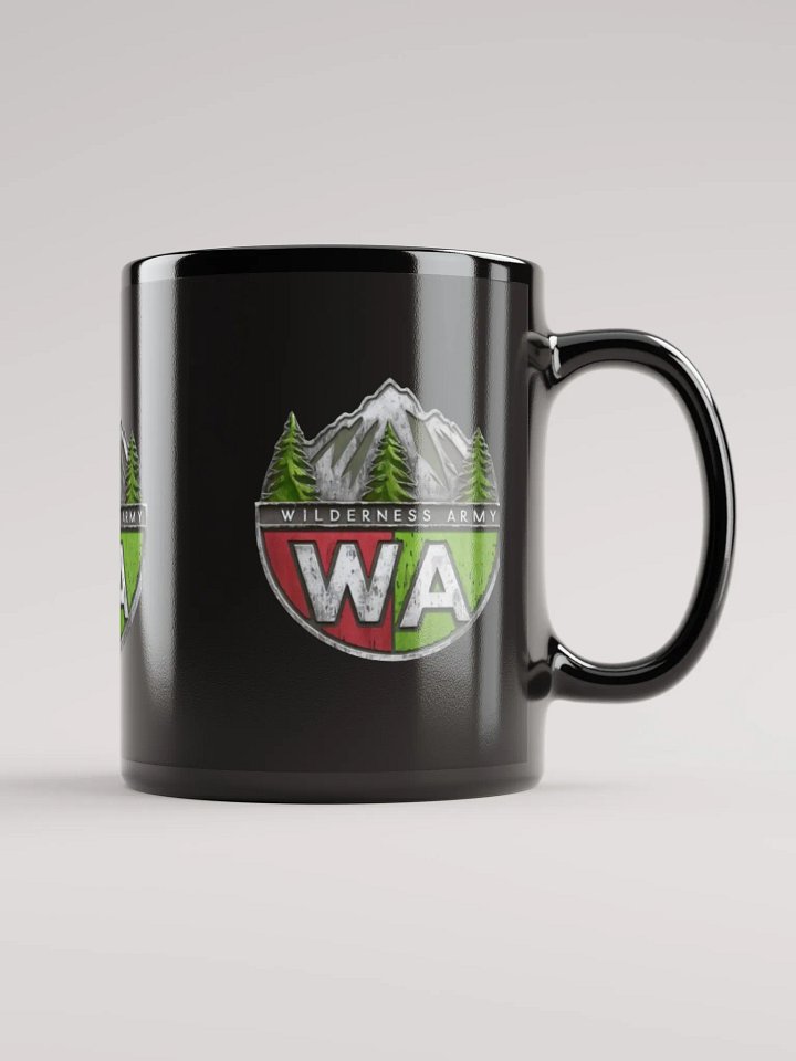 Black Wilderness Army Logo Glossy Mug product image (1)