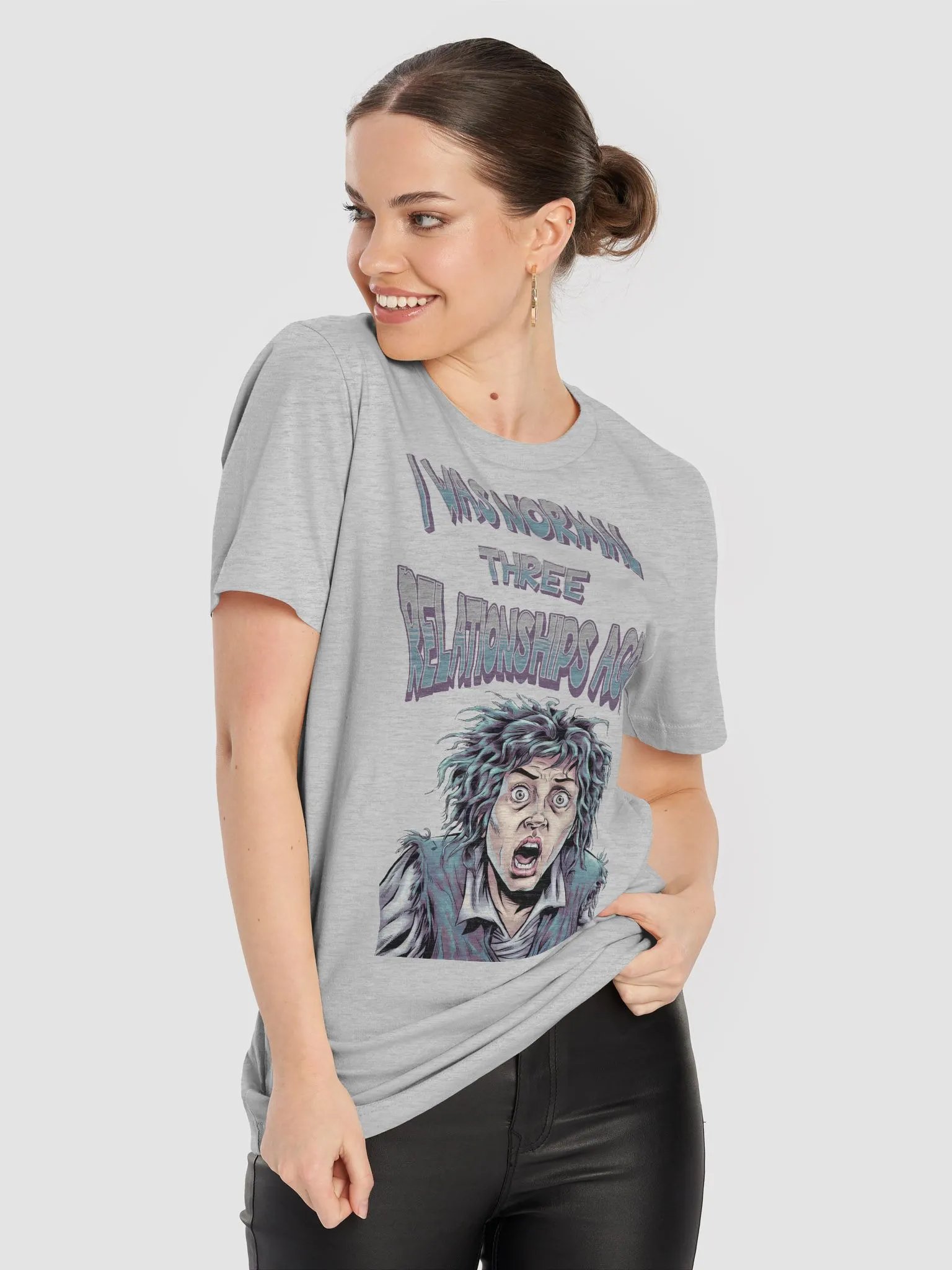 I Was Normal Three Relationships Ago! Funny T-shirt product image (45)
