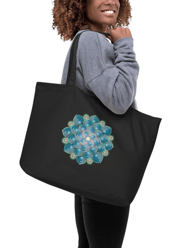 Summer Rain Mandala Organic Cotton Tote product image (2)