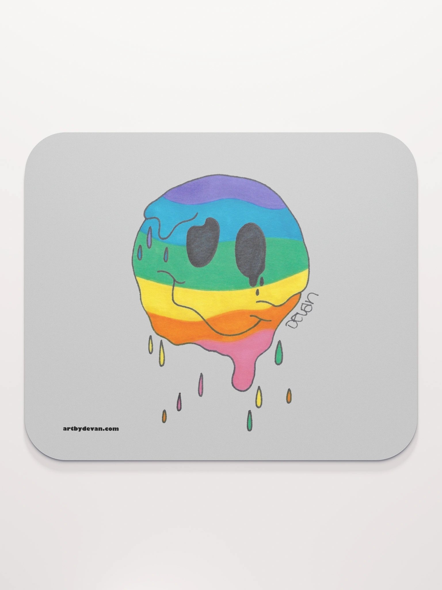 Melted Smiley Mousepad product image (2)