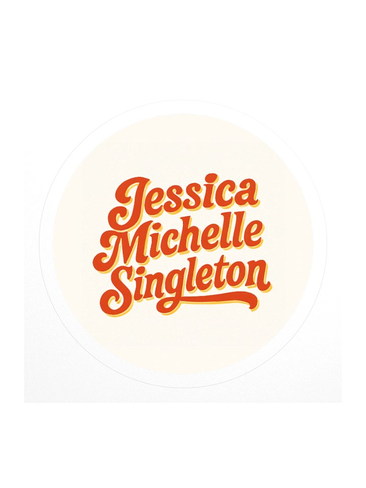 Jessica Michelle Singleton Western Sticker product image (2)