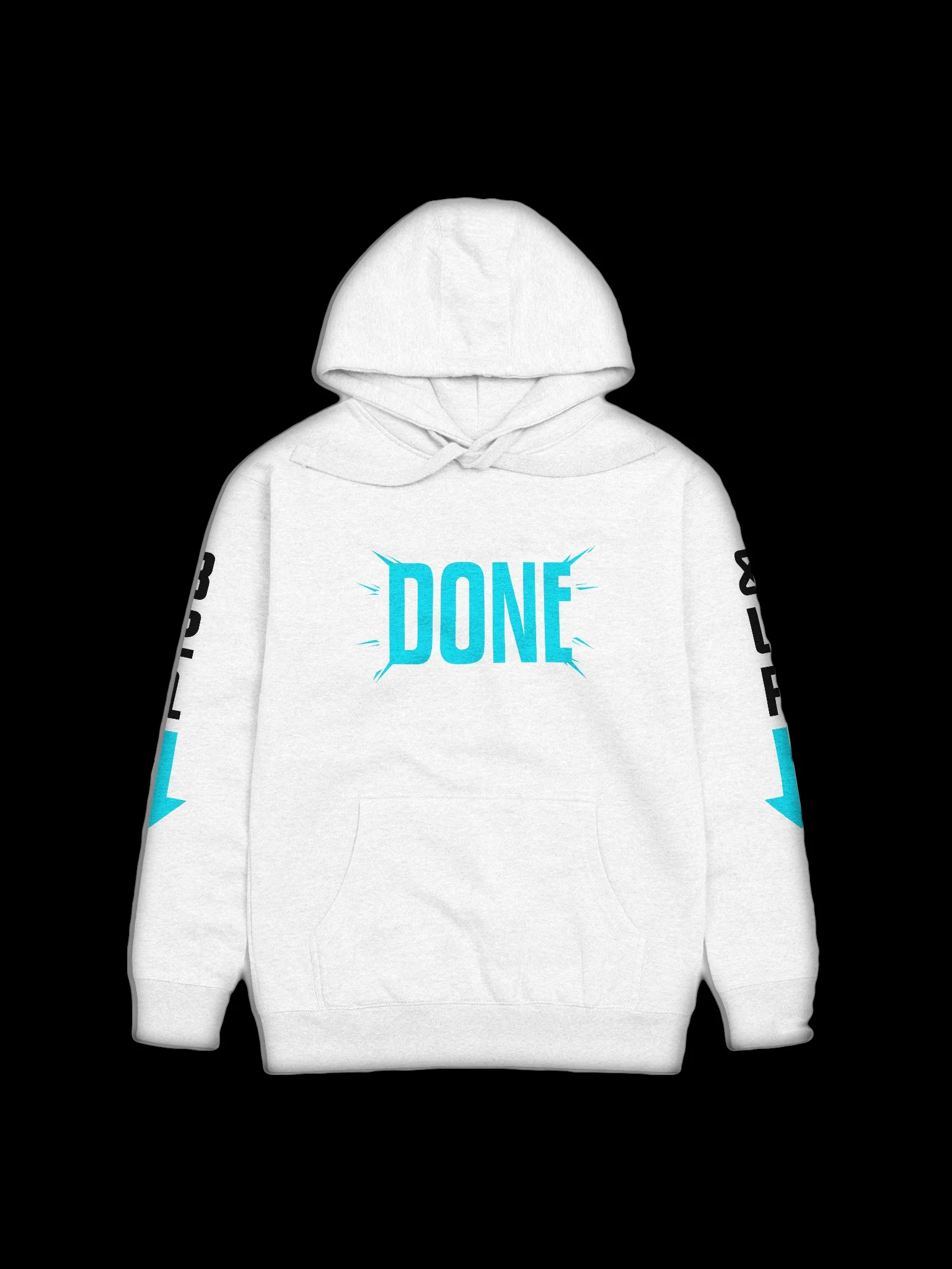 'DONE' Blue Hoodie - Lights product image (1)