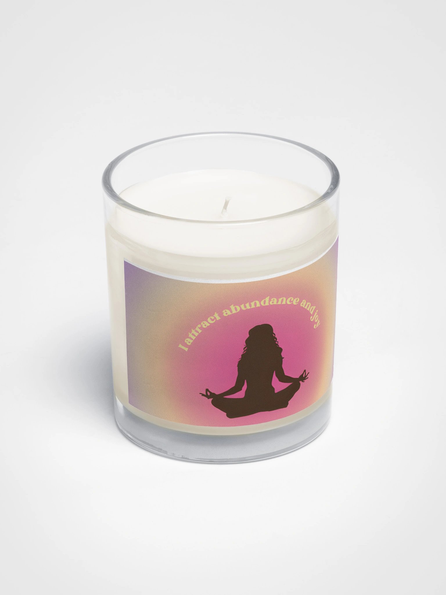 💫 I Attract Abundance and Joy — Meditation Candle product image (2)