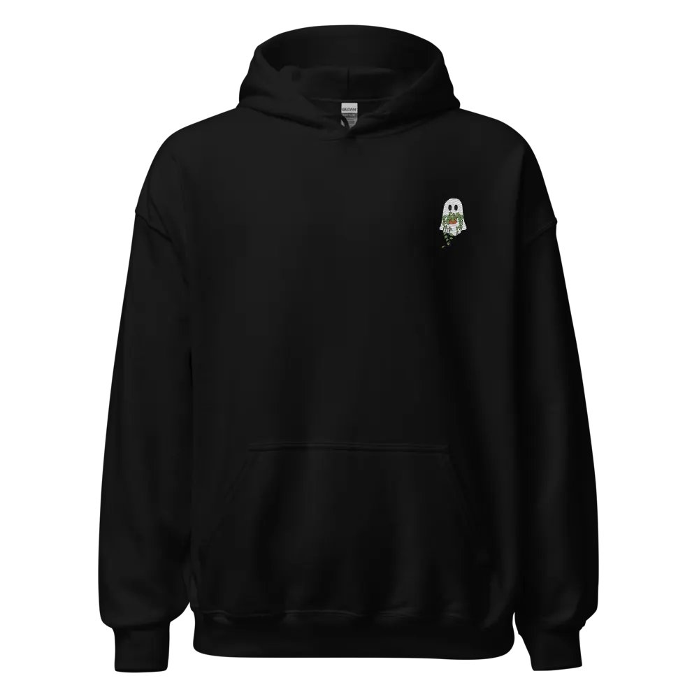 plant ghostie embroidered hoodie product image (1)