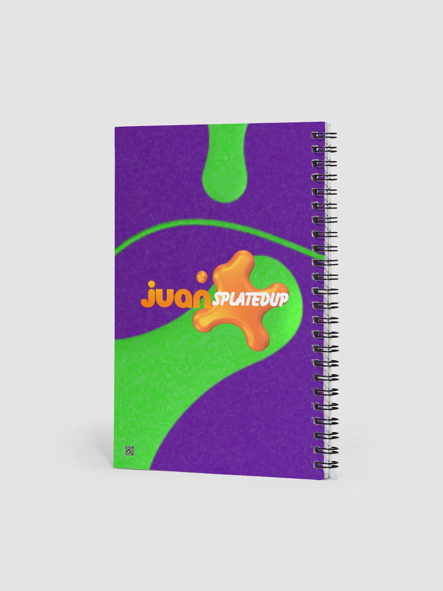 JuanSplatedUp Notebook (both logos) product image (2)