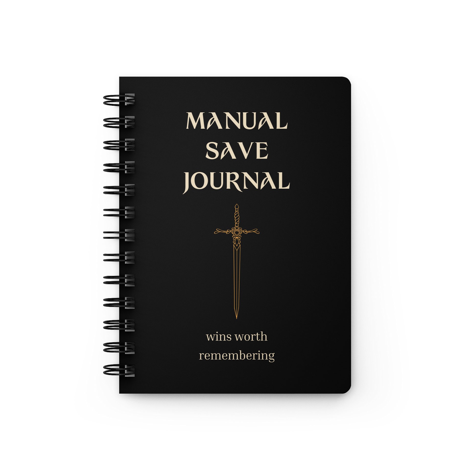 Manual Save Journal | Gratitude & Wins Notebook for Hard Days product image (1)