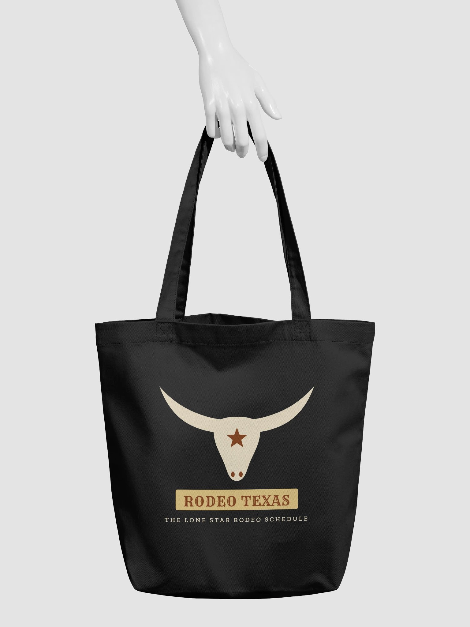Longhorn Skull Tote Bag product image (3)
