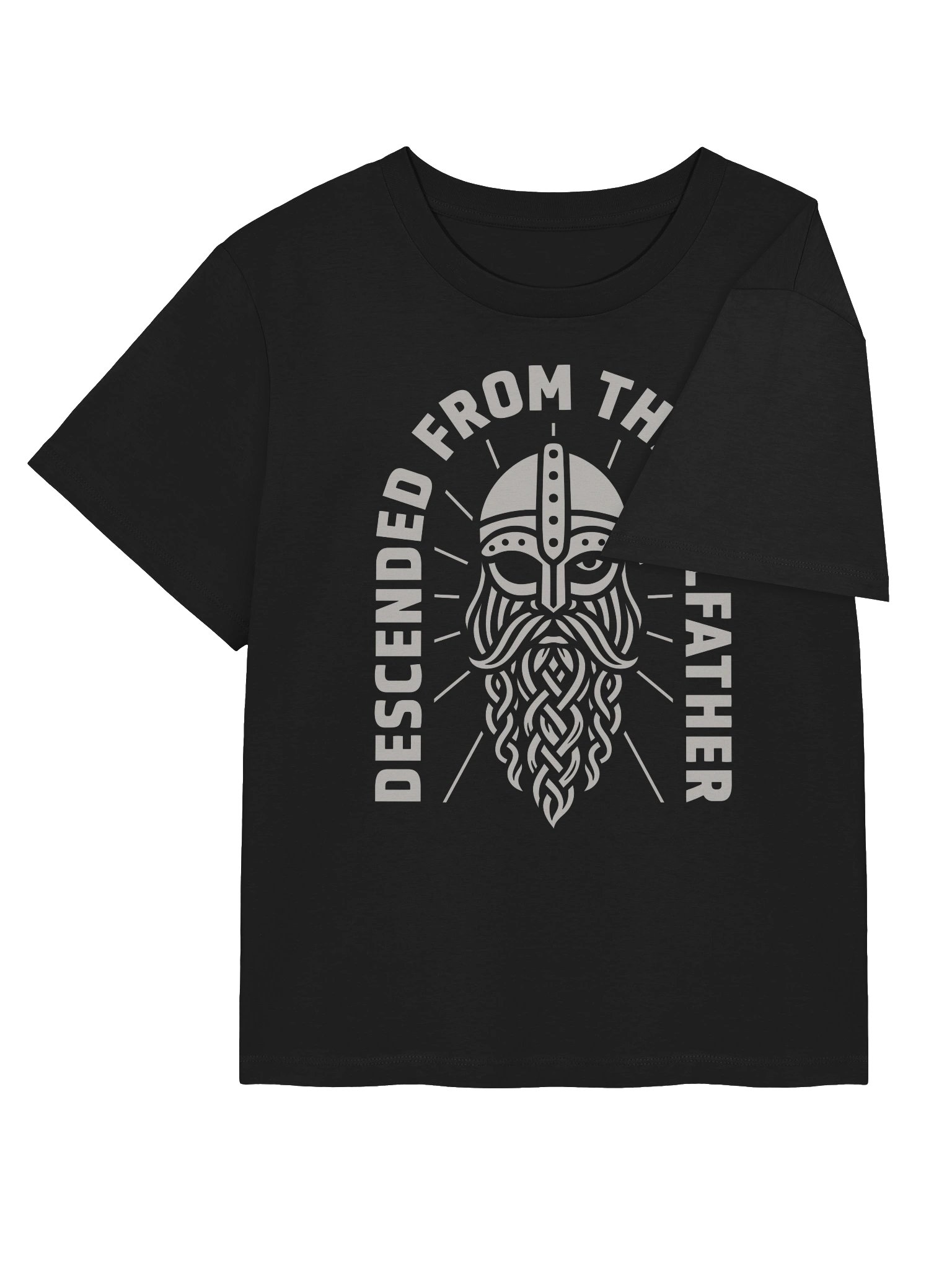 Descended from the Allfather Women's Organic Ribbed Neck T-Shirt product image (3)