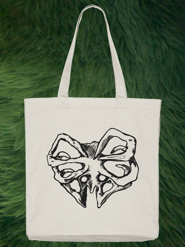 Ribcage heart bones artwork - recycled cotton Tote bag product image (1)