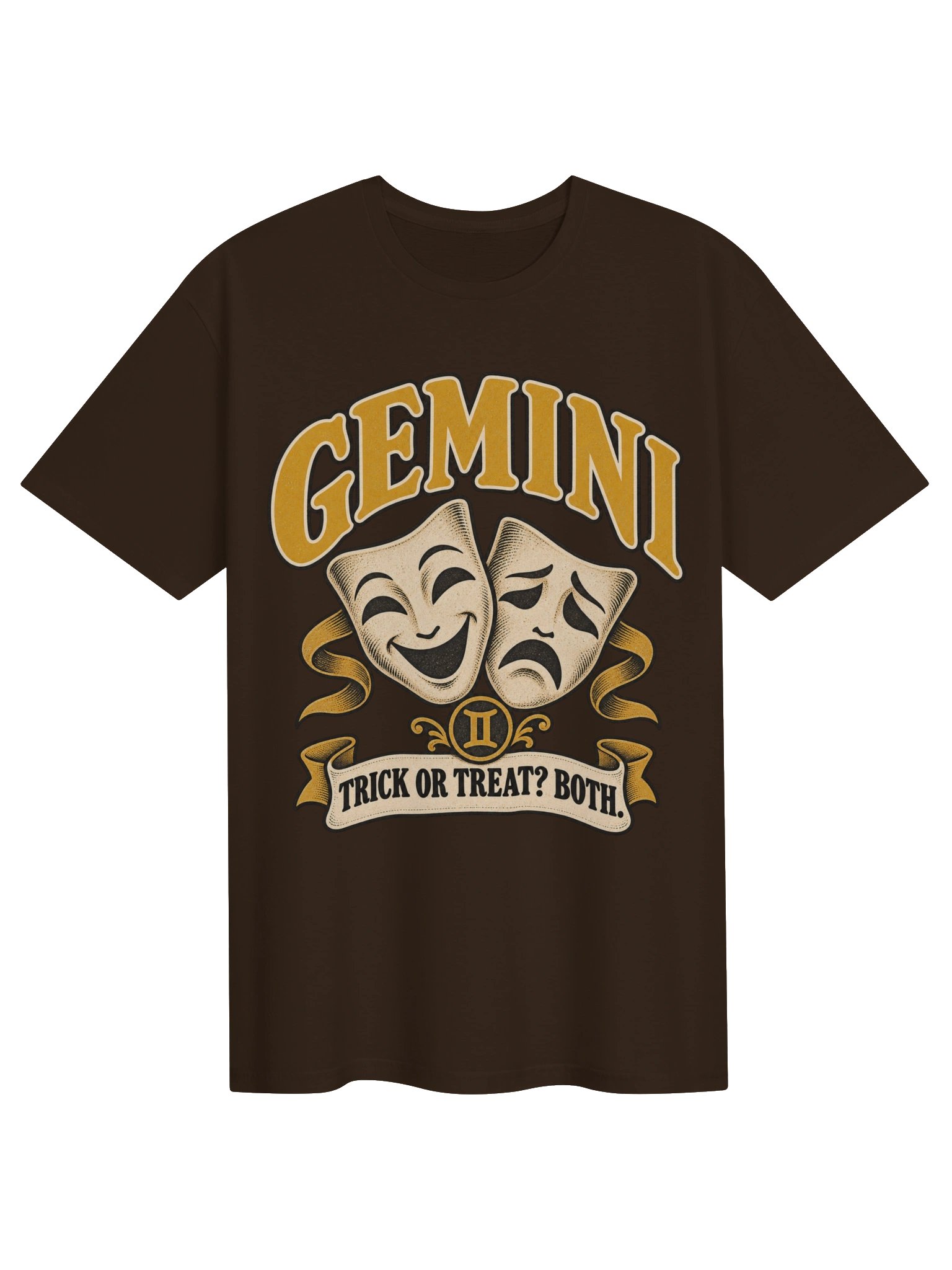 Gemini Halloween | Trick or Treat? Both. Tee product image (1)