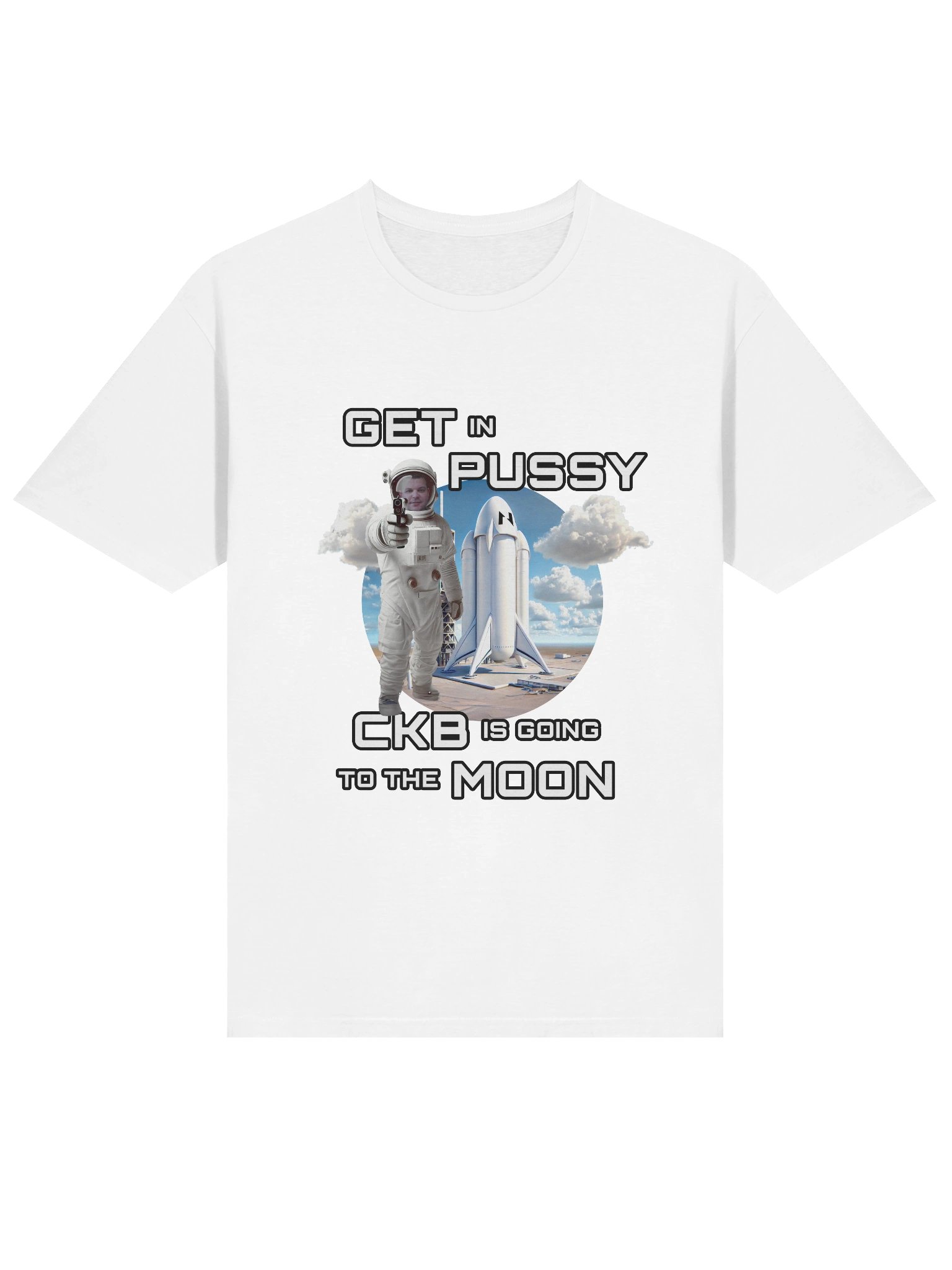 CKB is Going to the Moon T-Shirt White product image (4)