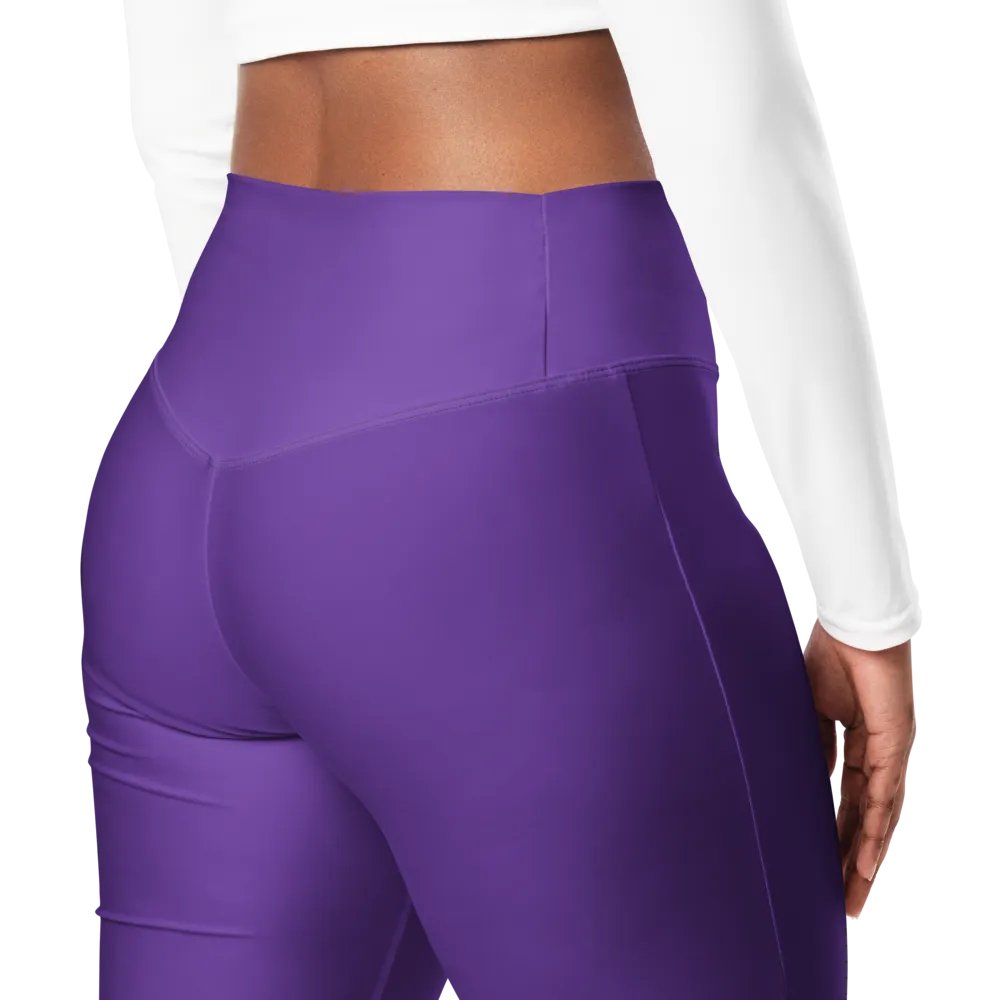 flare leggings- purple product image (5)
