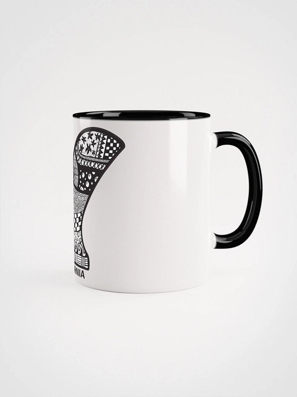 The Doodle Single Fin Ceramic Mug