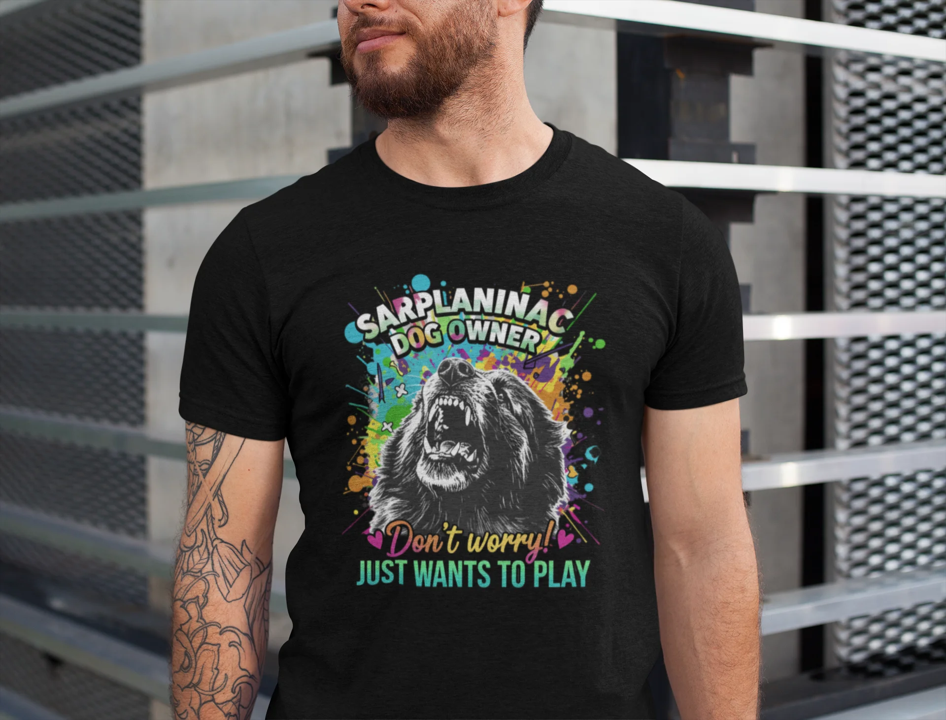 Sarplaninac Just Wants To Play Shirt product image (2)