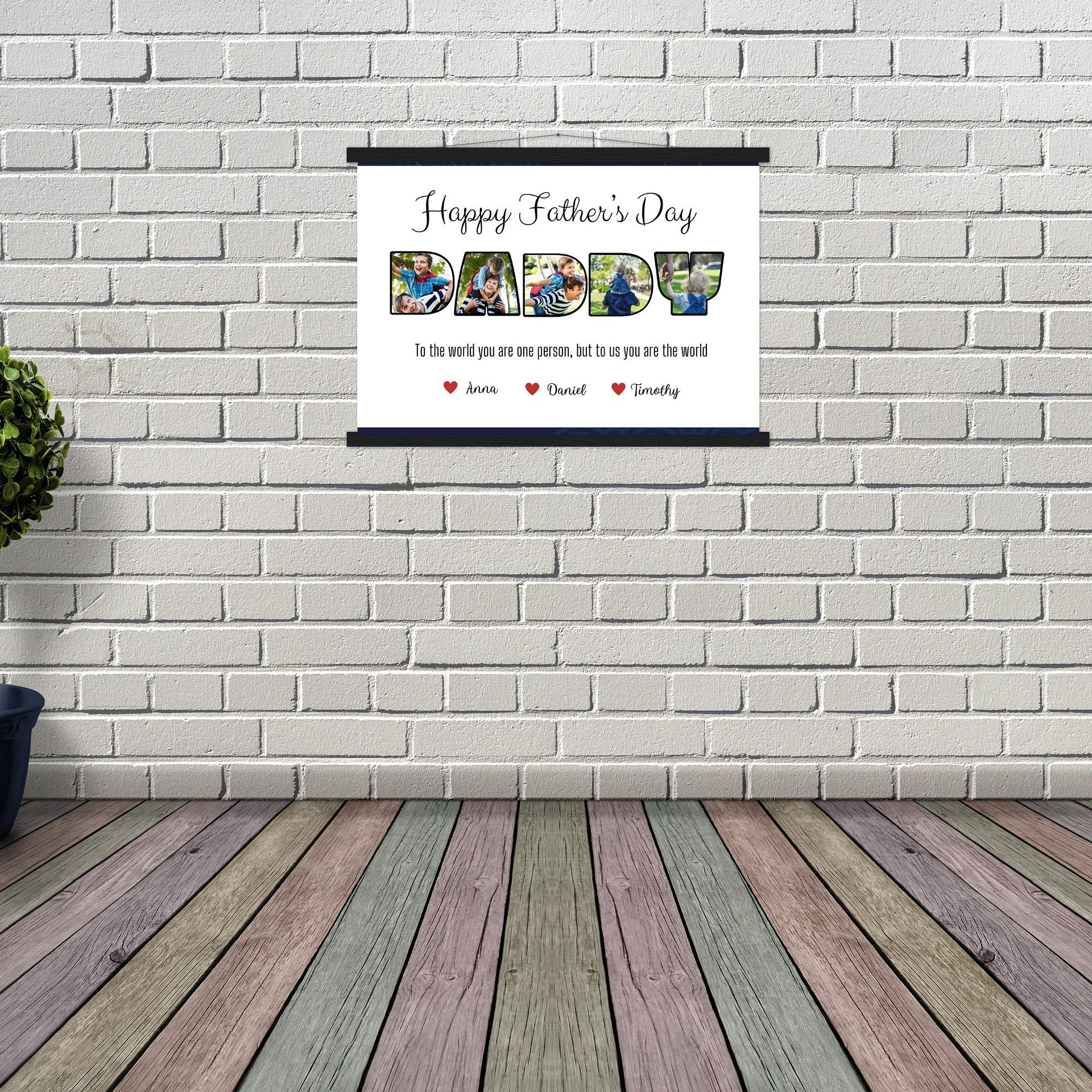 Daddy Photo Collage Canva Template product image (6)