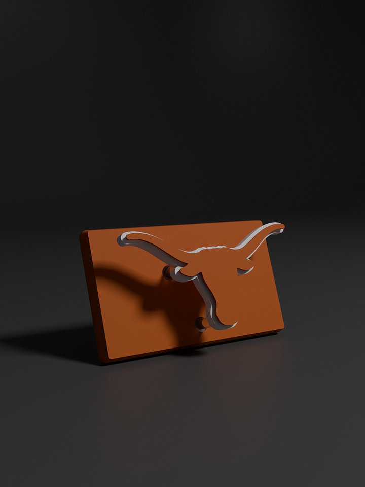 University of Texas Longhorns 3D Printed Floating Logo Sign (Digital File Only) product image (1)