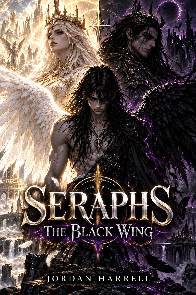 Seraphs: The Black Wing, book cover