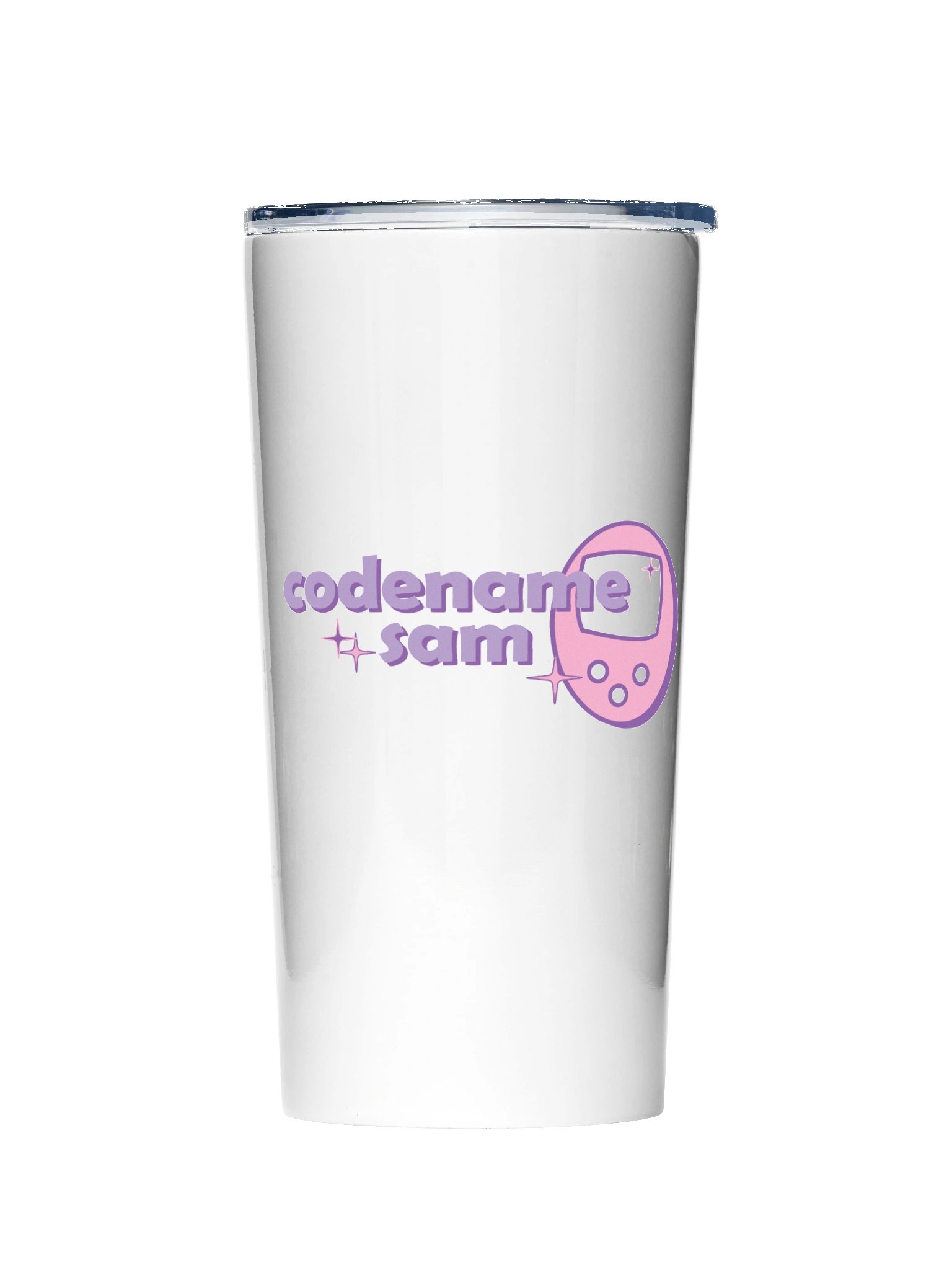 Codenamesam Logo Tumbler (Purple & Pink) product image (1)