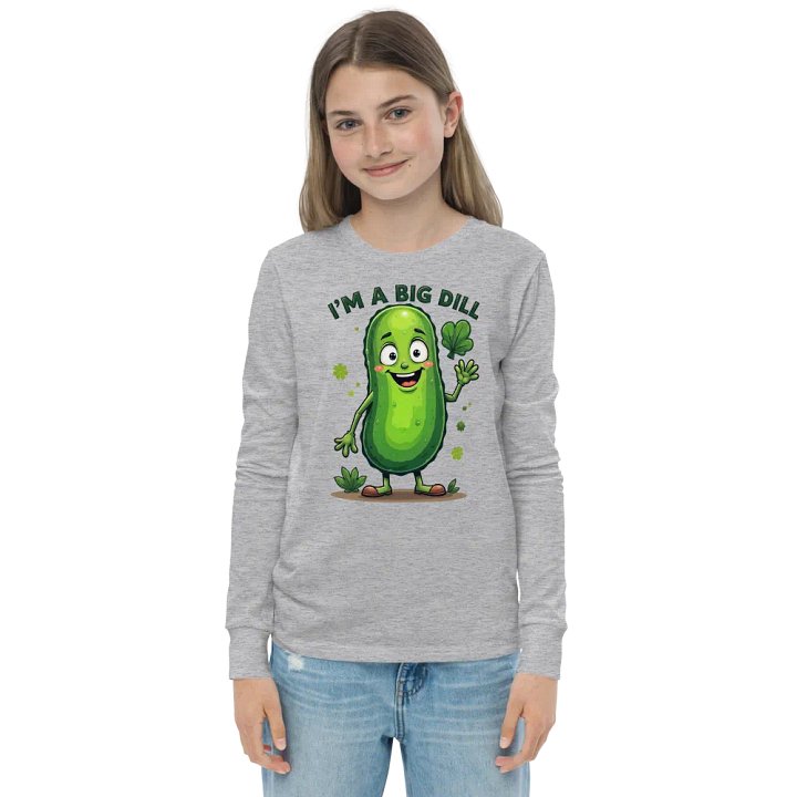 Big Dill Pickle Youth Long Sleeve Tee product image (4)
