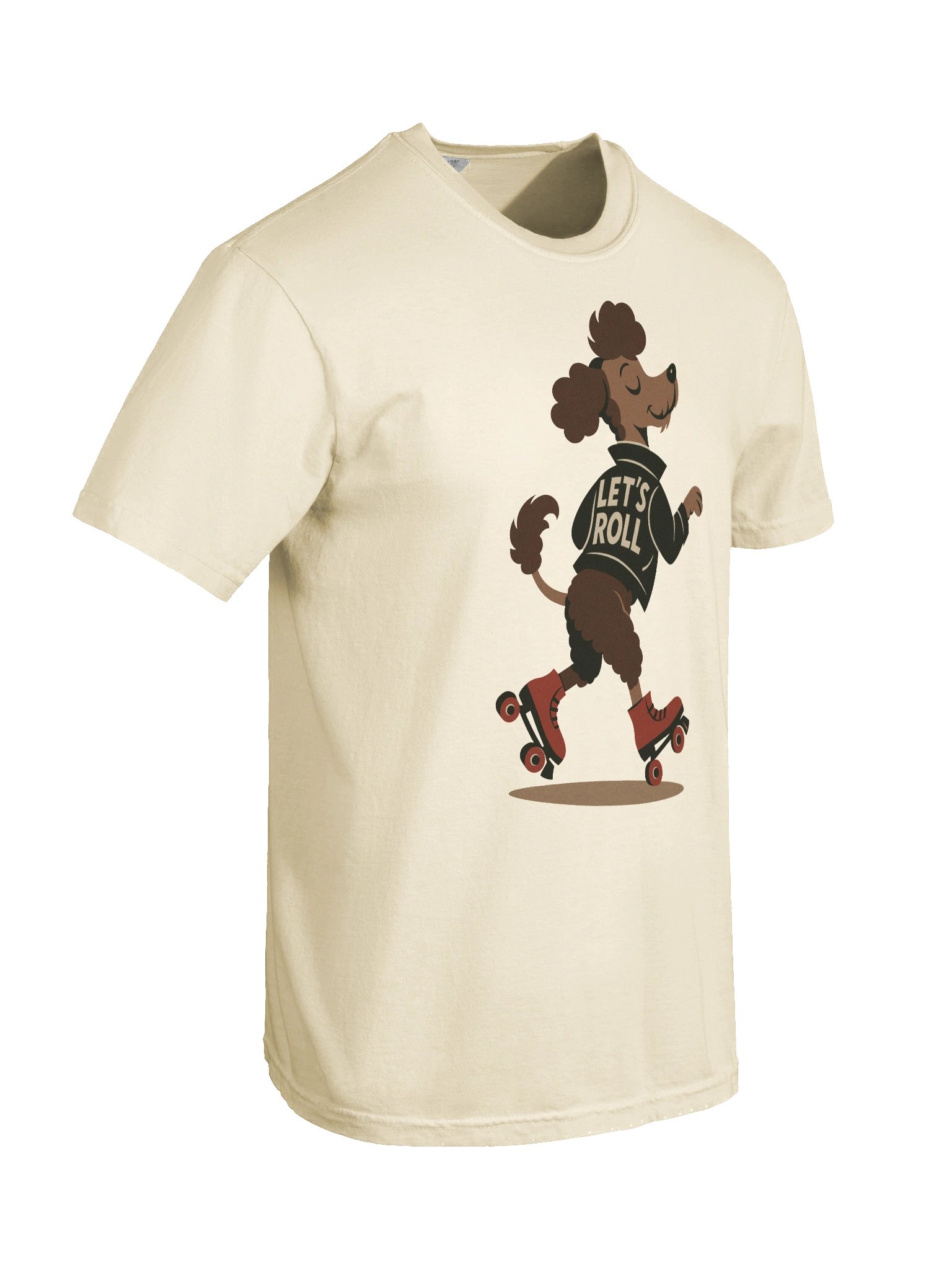 Let's Roll Retro Rollerskating Poodle product image (22)