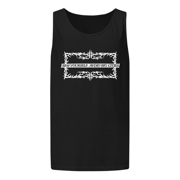 "ARM YOURSELF" TANKTOP BACKPRINT product image (1)